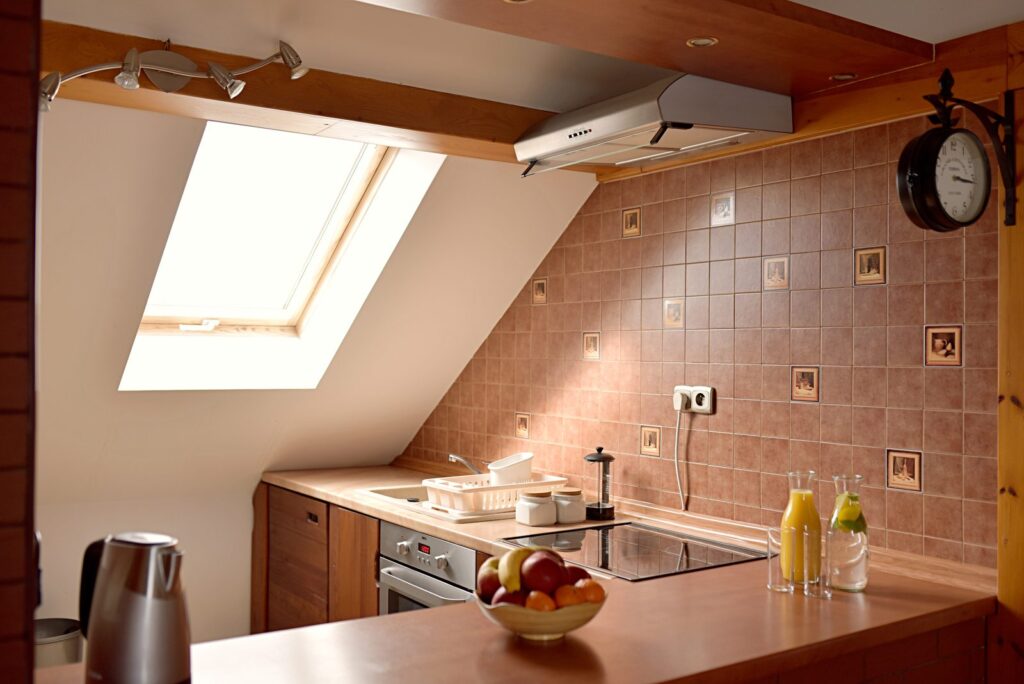 Kuchnia z pełnym wyposażeniem na urlop