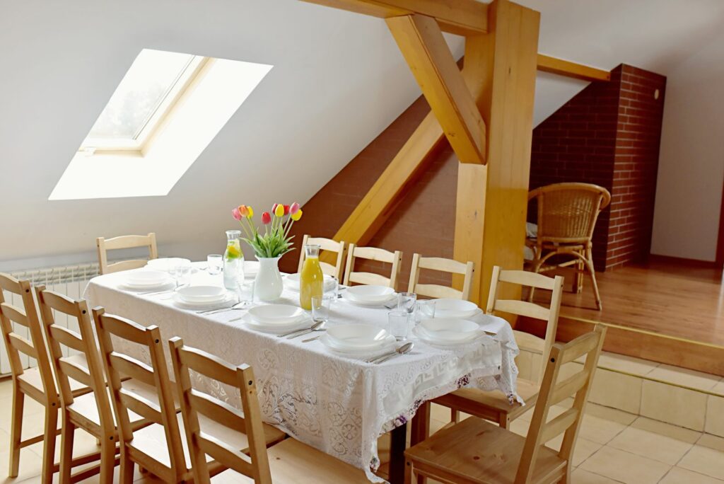 Jadalnia z atmosferą letnich wakacji